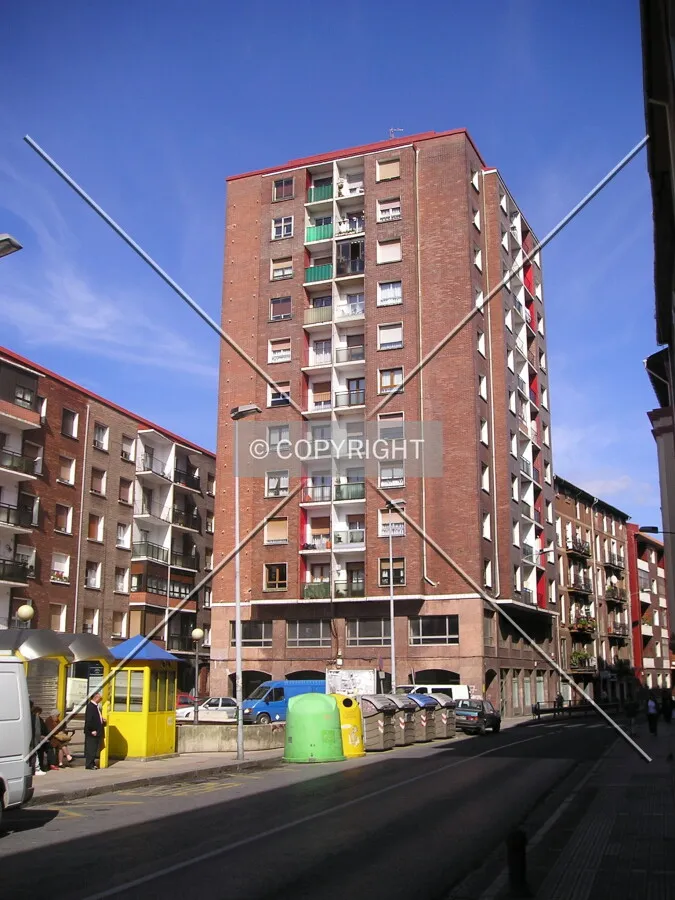 View of the north and west facades