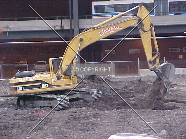 Sifting through the soil for debris
