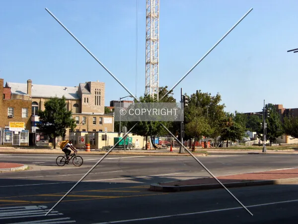 View to the northeast across Massachusetts Avenue NW