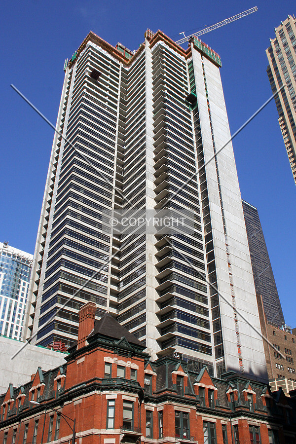 Looking up from the southwest