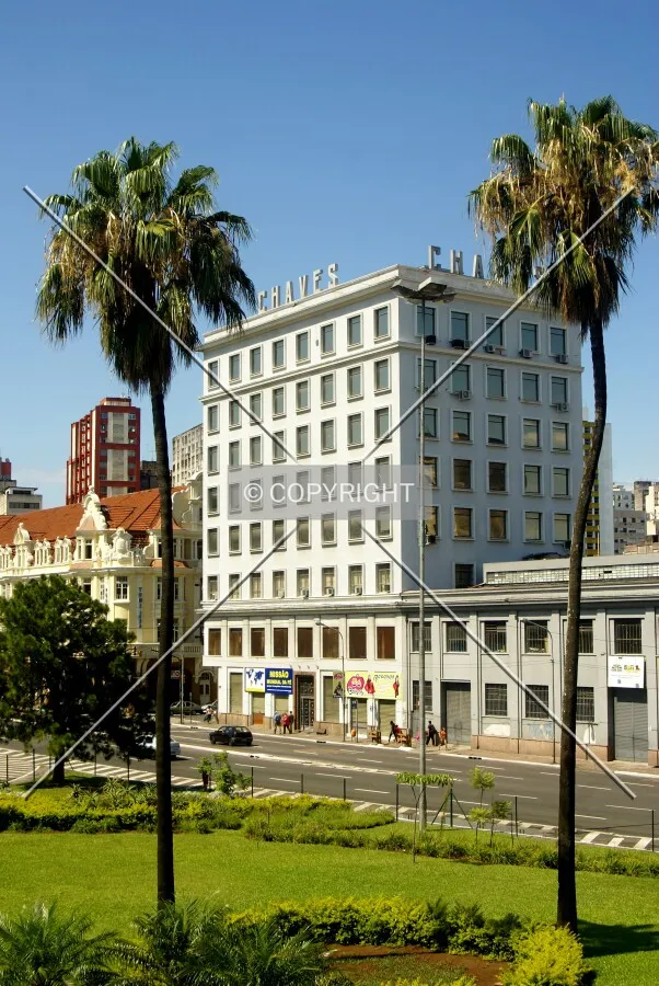 View from Conceição Street pedestrian overpass