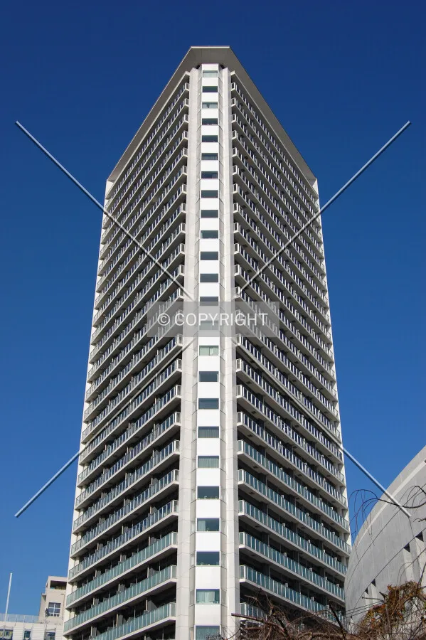 Looking up from the south