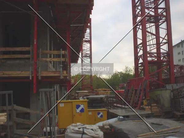Base of the crane