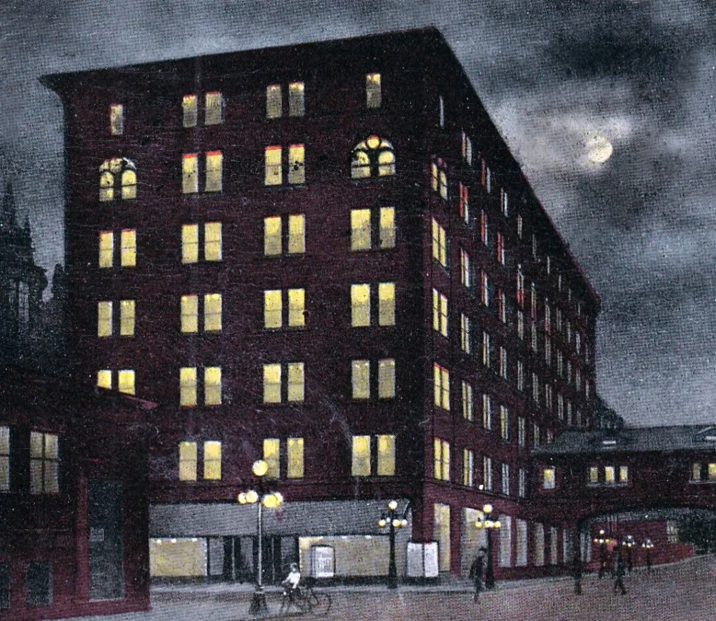 View from the northeast