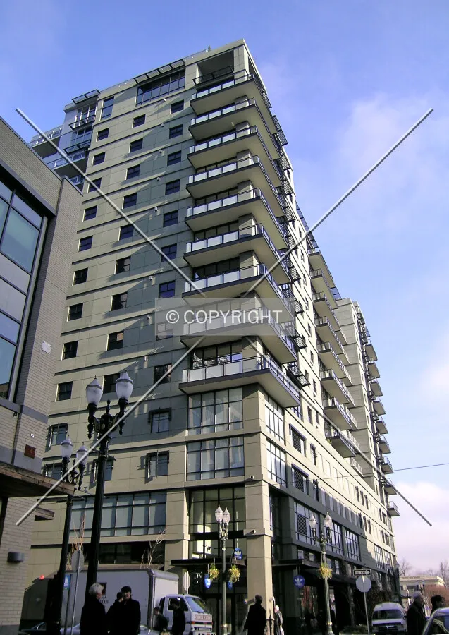 Northwestern corner of the building