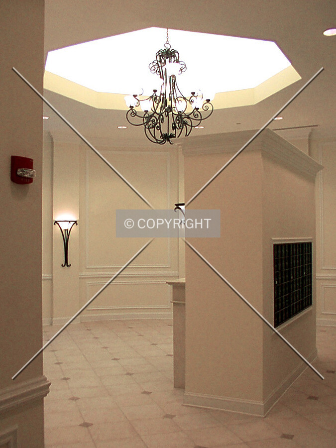 Lobby viewed from the rear