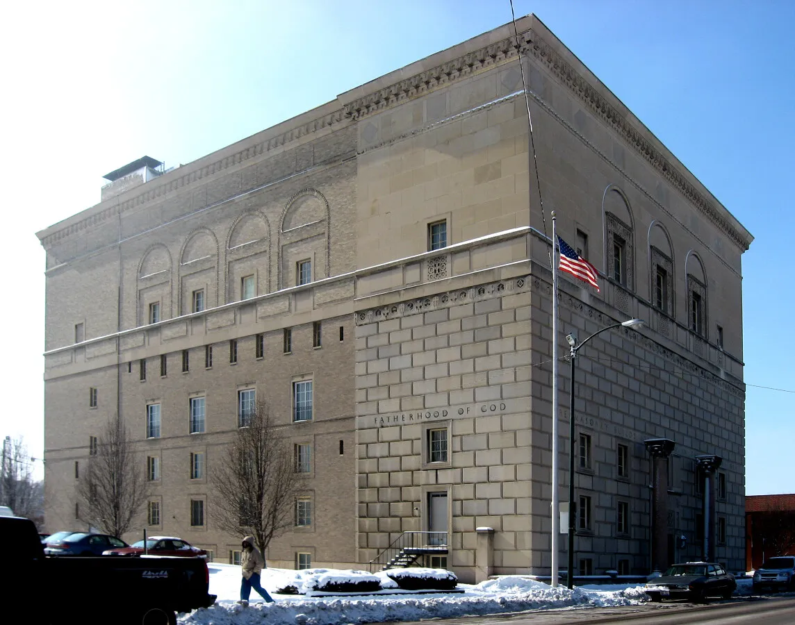 View from the northeast