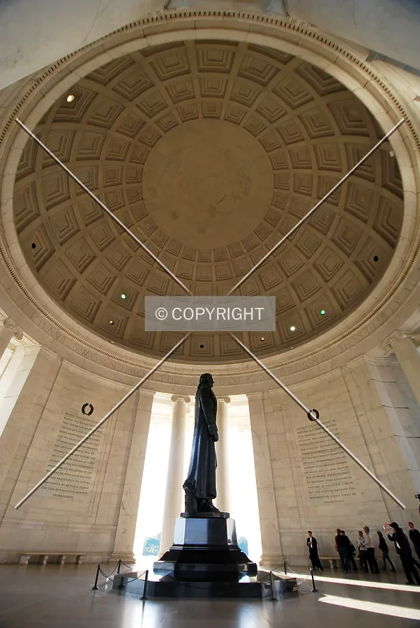 Looking up up inside the Memorial