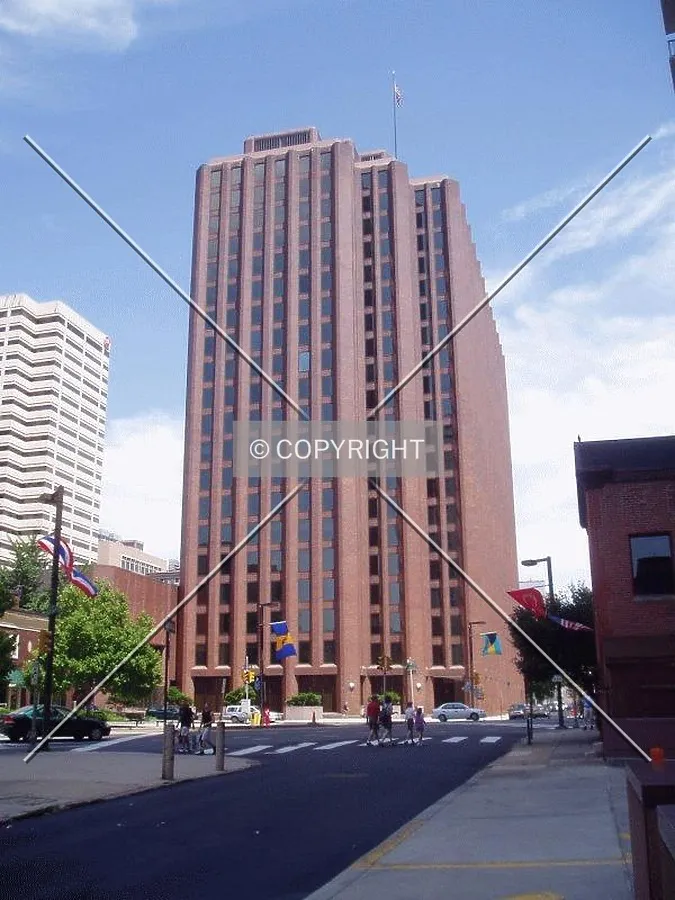 From the west on Arch Street