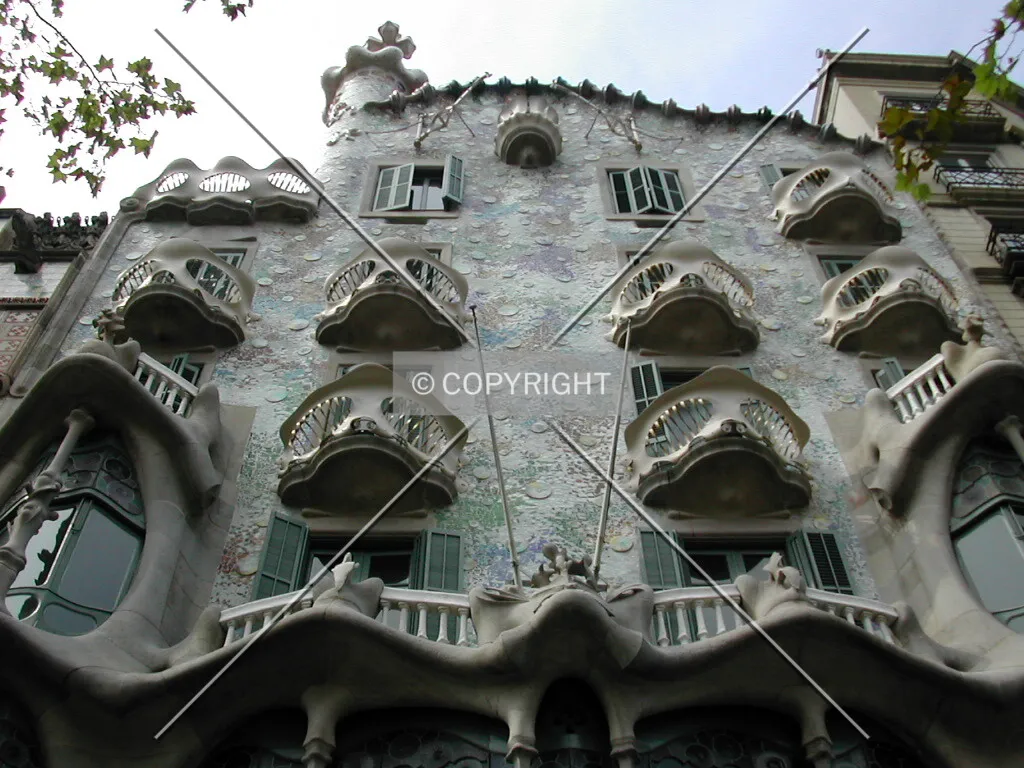 Looking up the facade