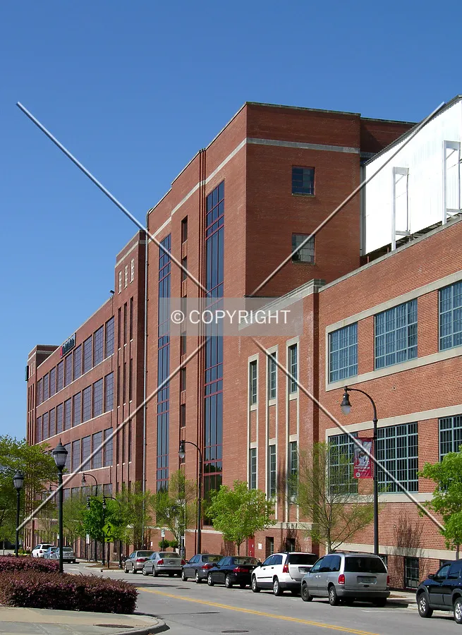 From across Blackwell Street to the northeast