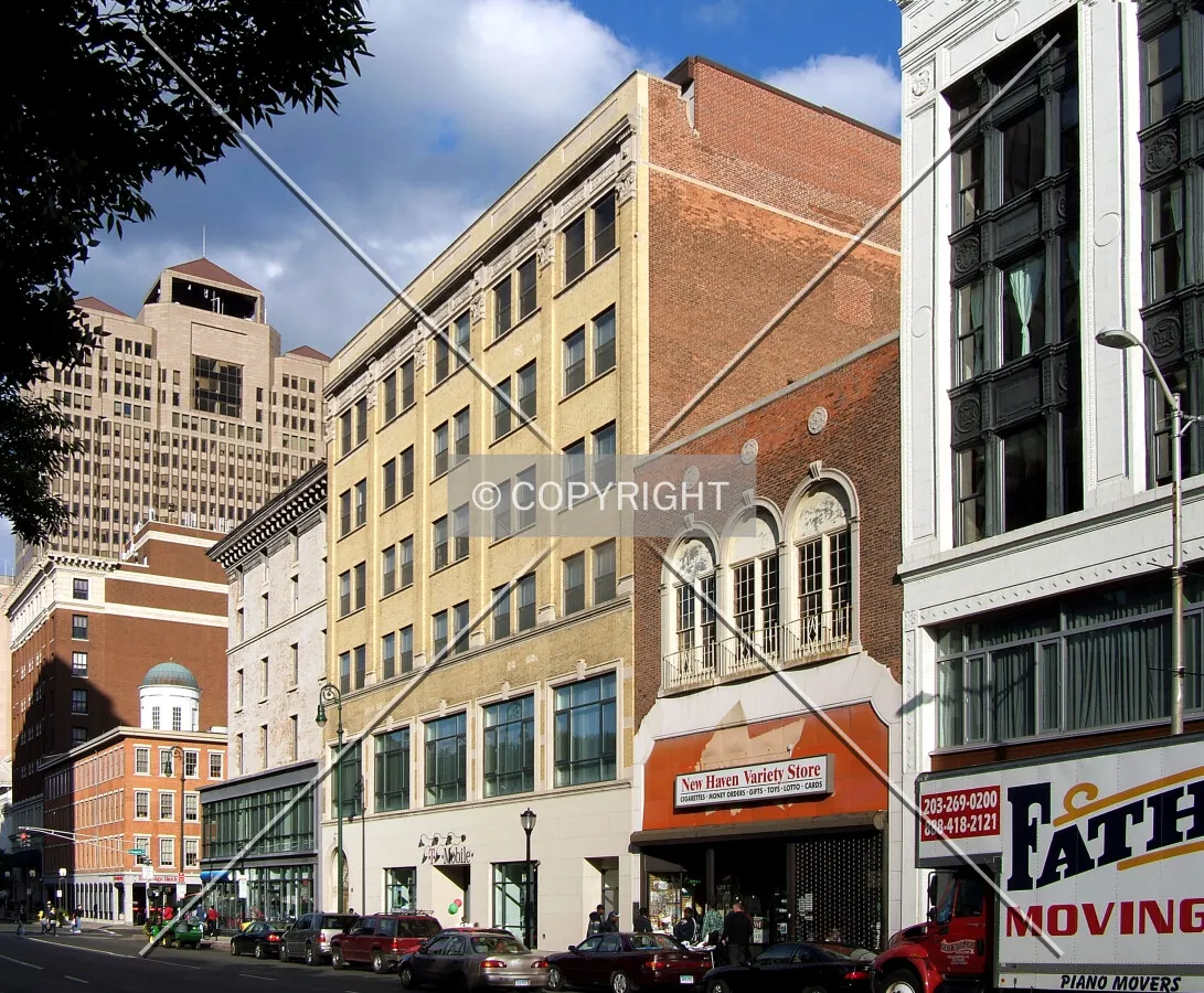 View from the southwest along Church Street