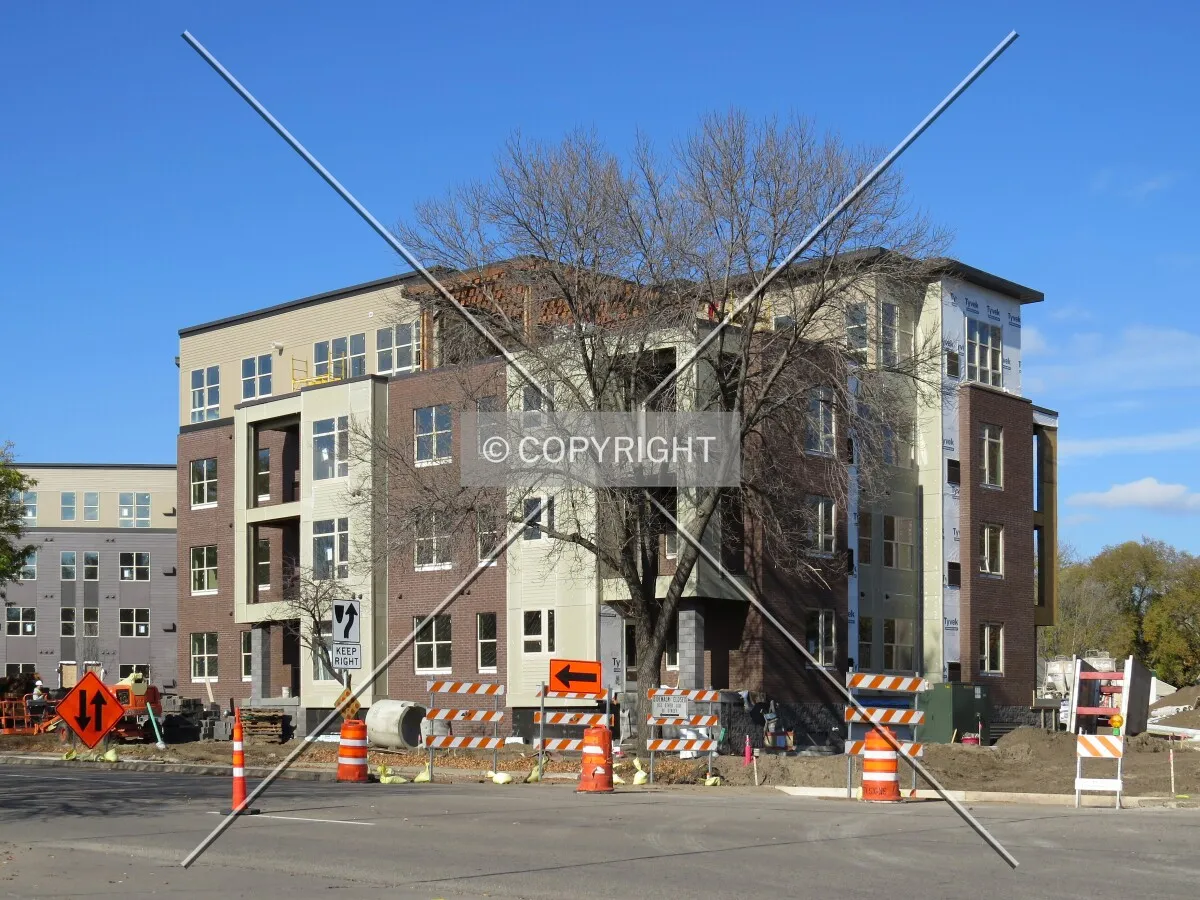 View to the northeast across Lyndale Avenue South