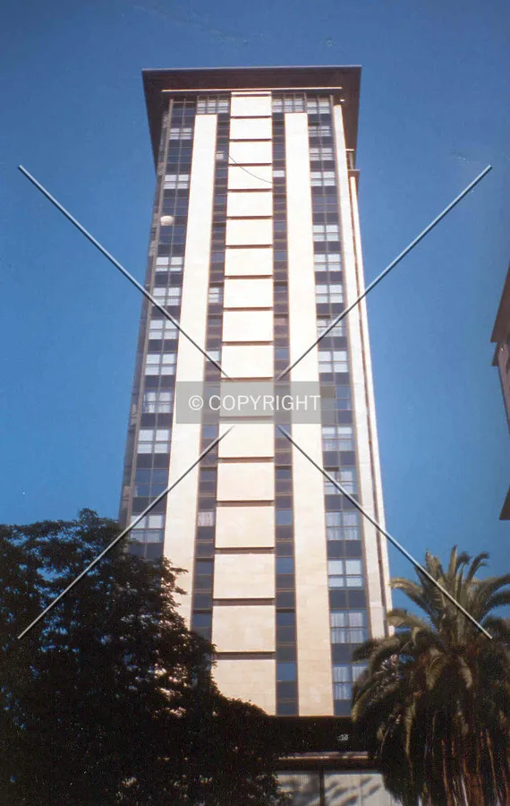 View of the building from the street