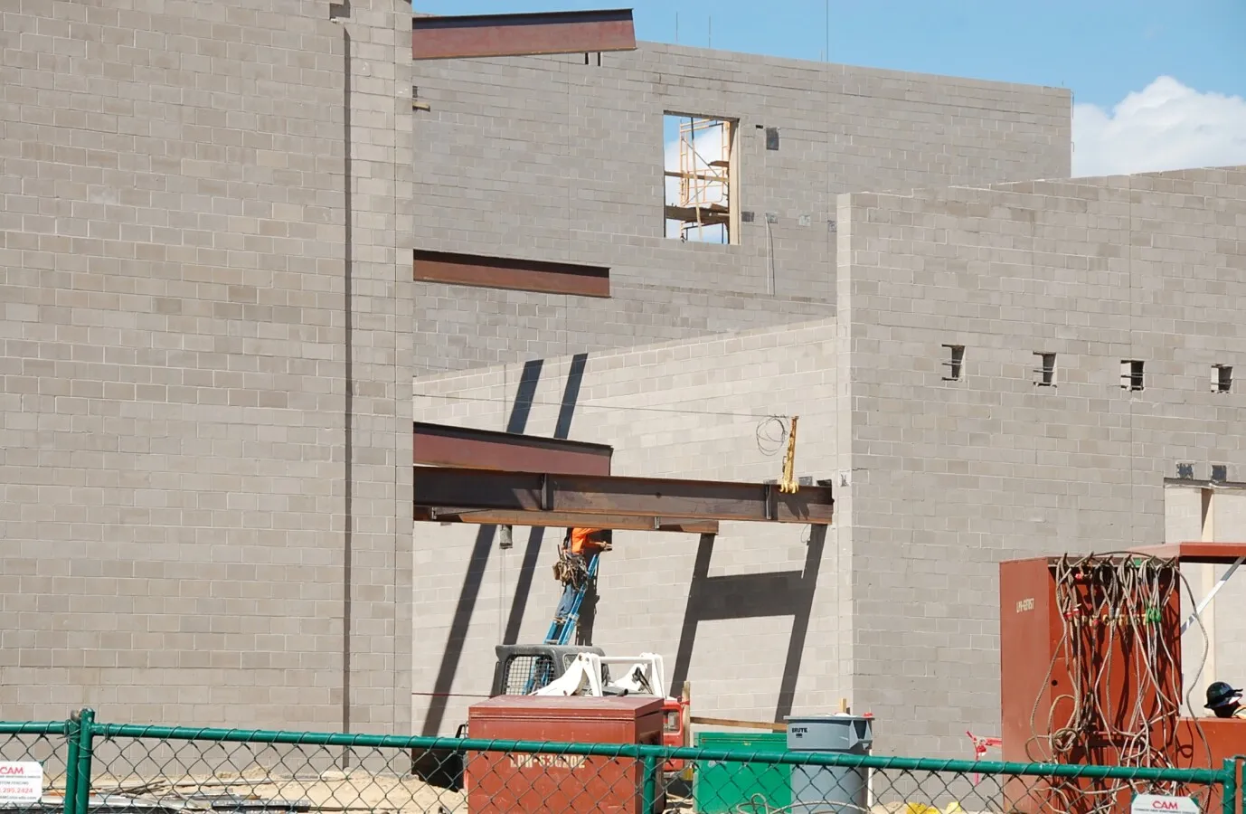 Looking northeast