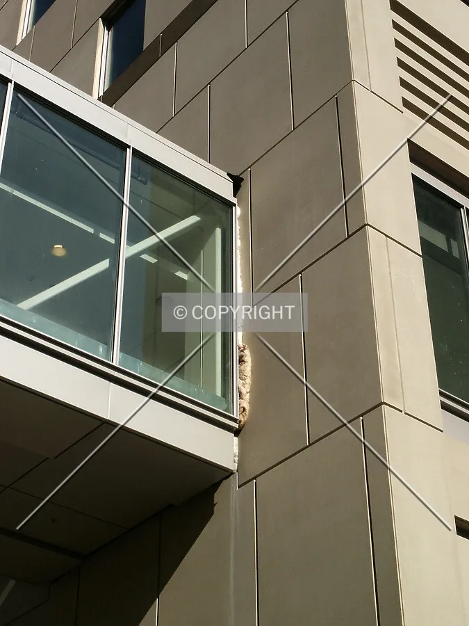 Junction of the skywalk with the 2nd floor
