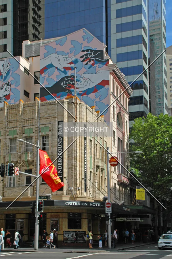 As seen from Pitt Street