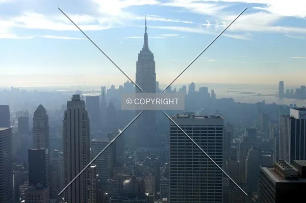 View from the Rainbow Room at Rockefeller Center