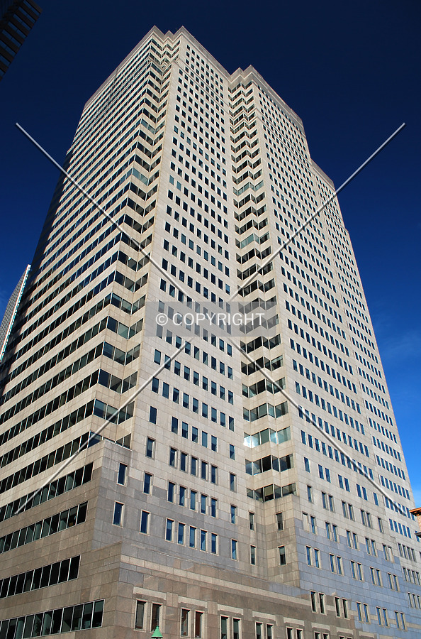 Looking up from Front Street