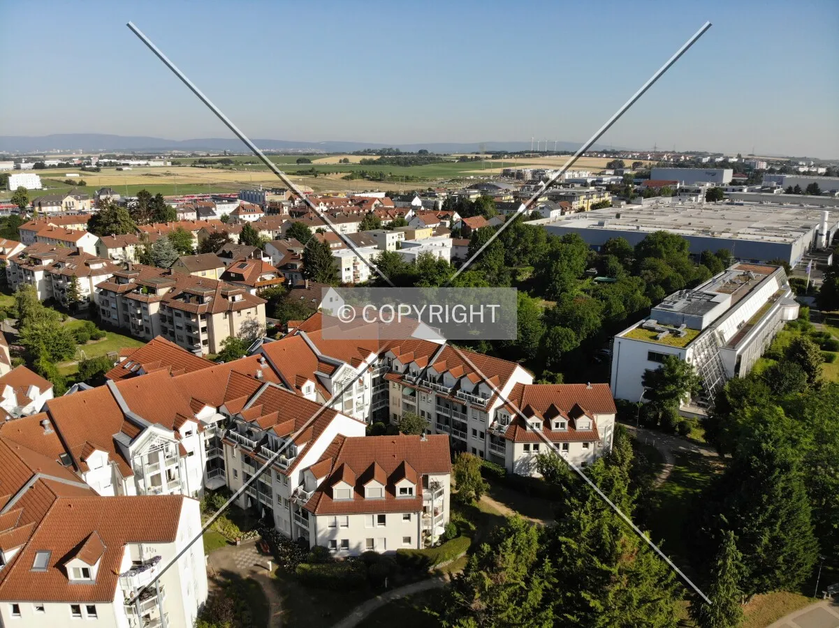 View over Bad Vilbel, Hessen