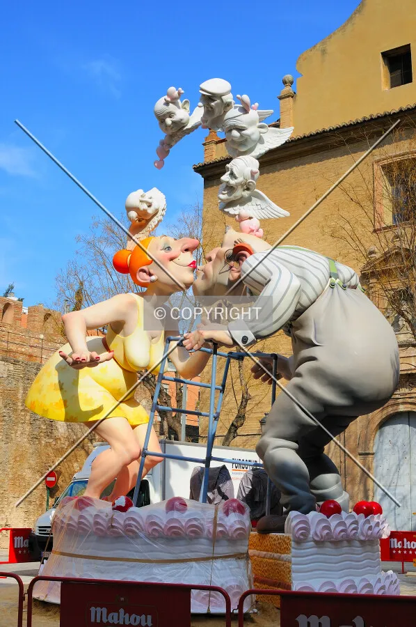 Ninot in the streets of Valencia