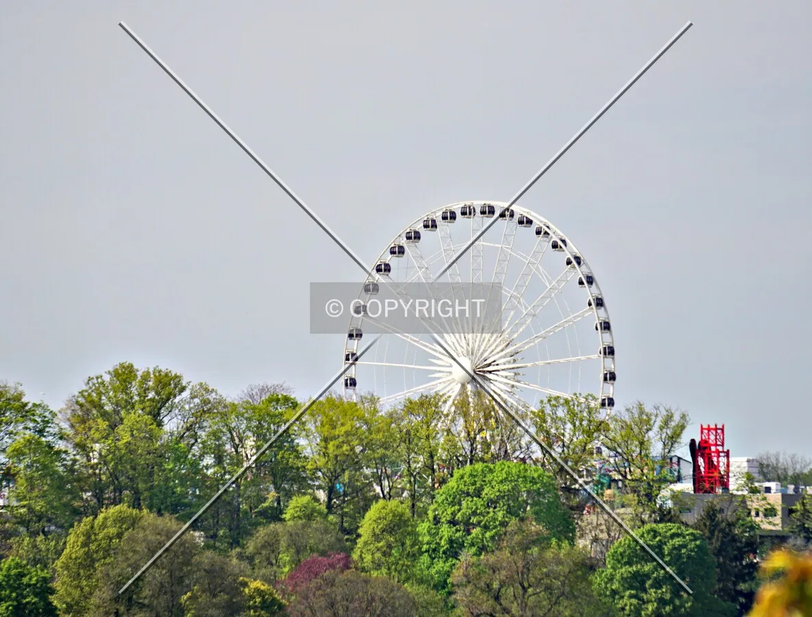 Distant view from the southeast; May 23, 2020
