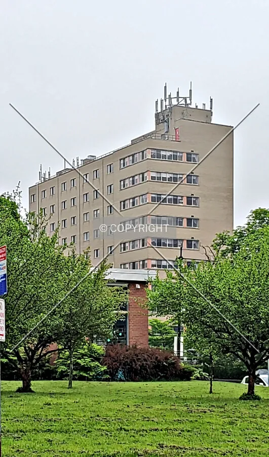 Northwest view; May 23, 2020