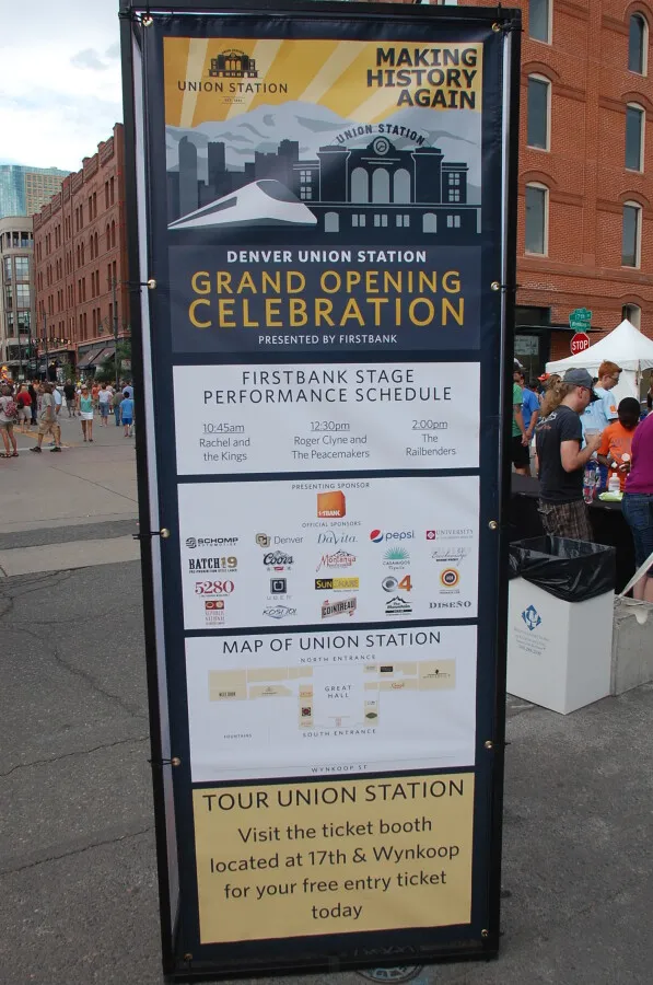 Grand opening signage