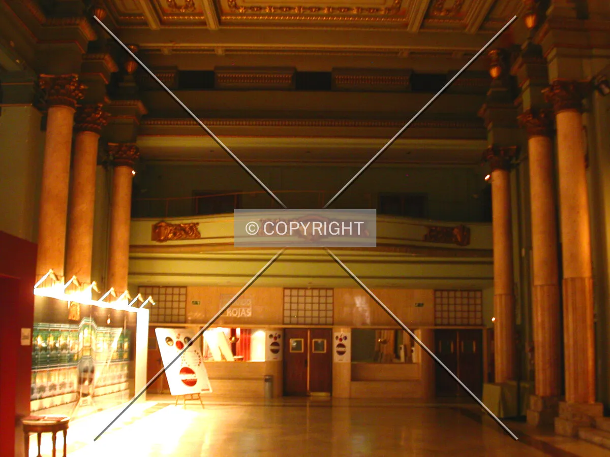 The entrance to the theater in the 4th floor
