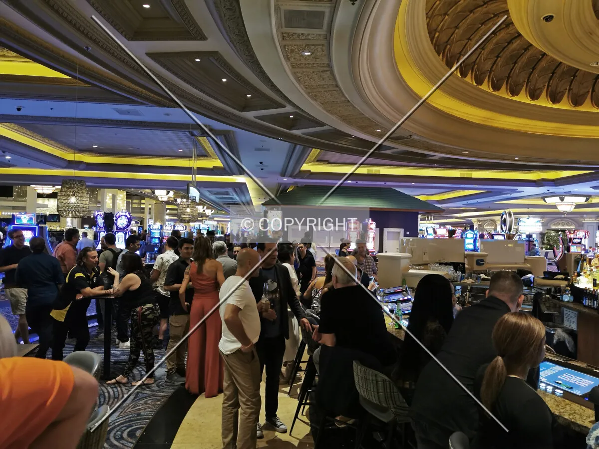 Inside the Mandalay Bay casino