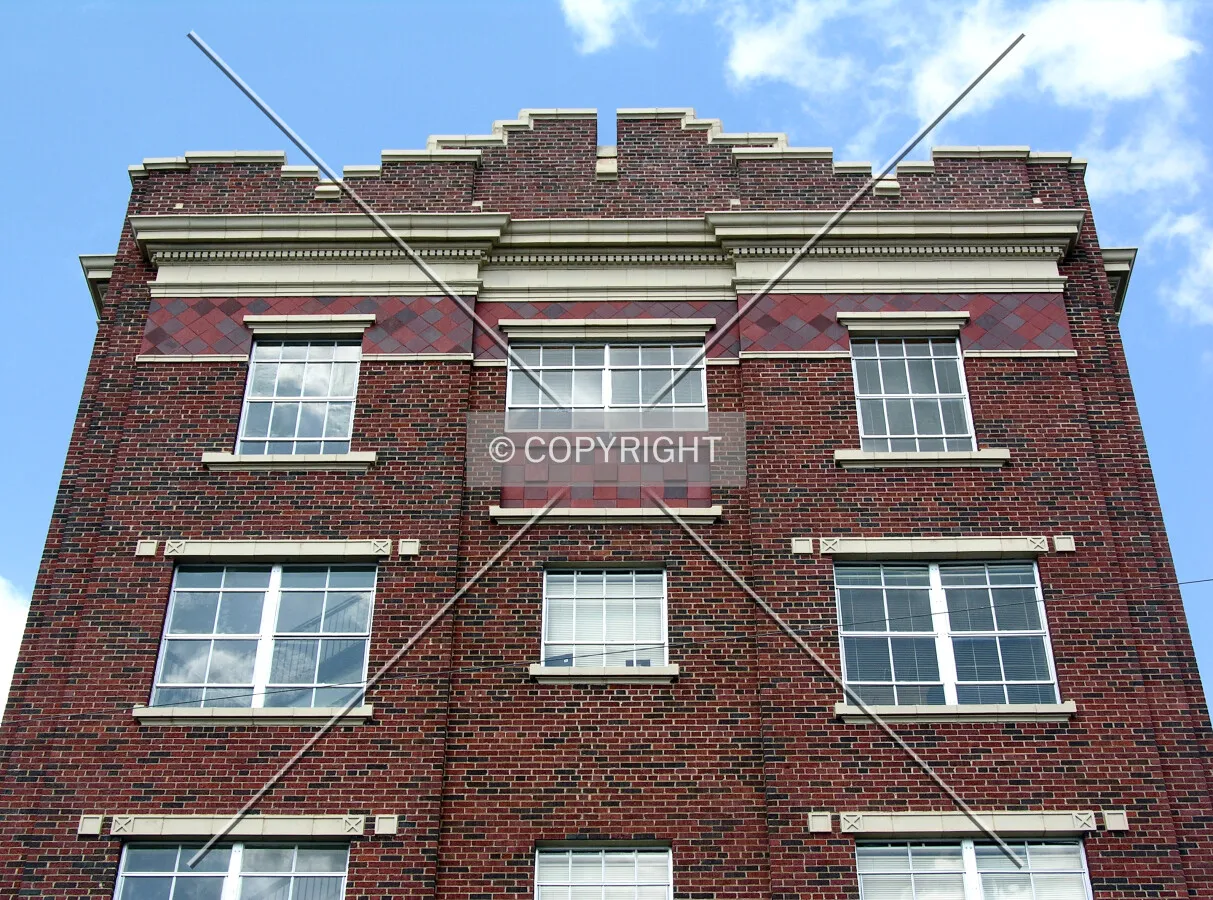 Looking up the southern side from West Mississippi Avenue