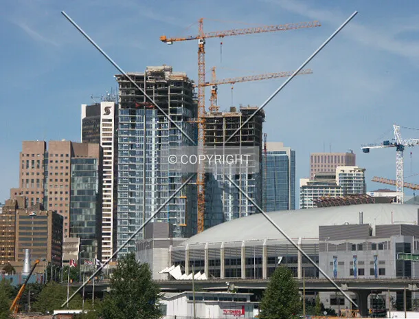Project in construction phase from Science World