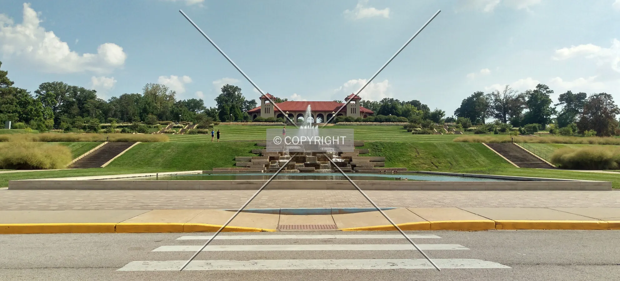 View from the north; September 4, 2015