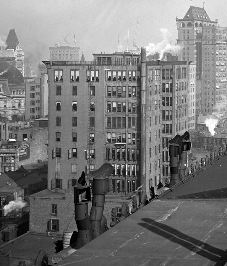 Vintage view from the south