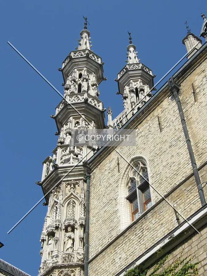 Top view from the courtyard