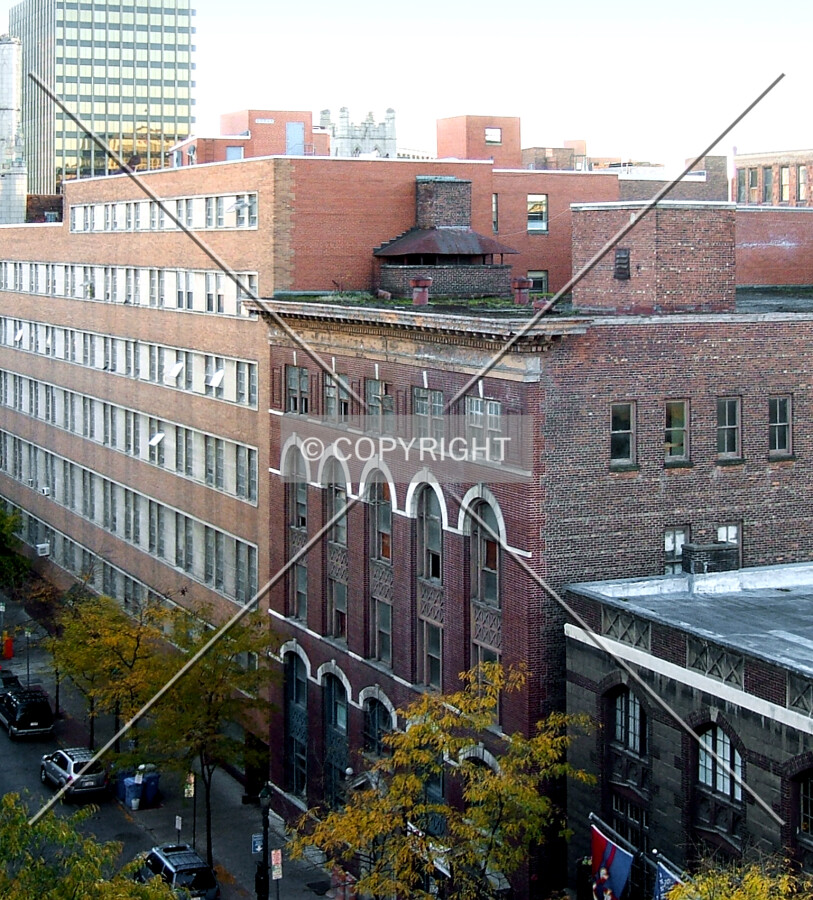 View from the northeast