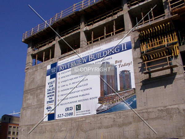 Sales banner on west side