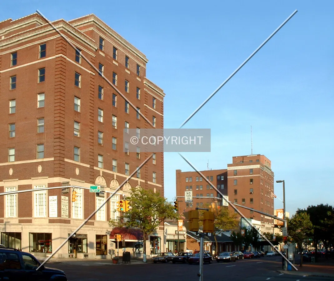 View from the west along Broad Street