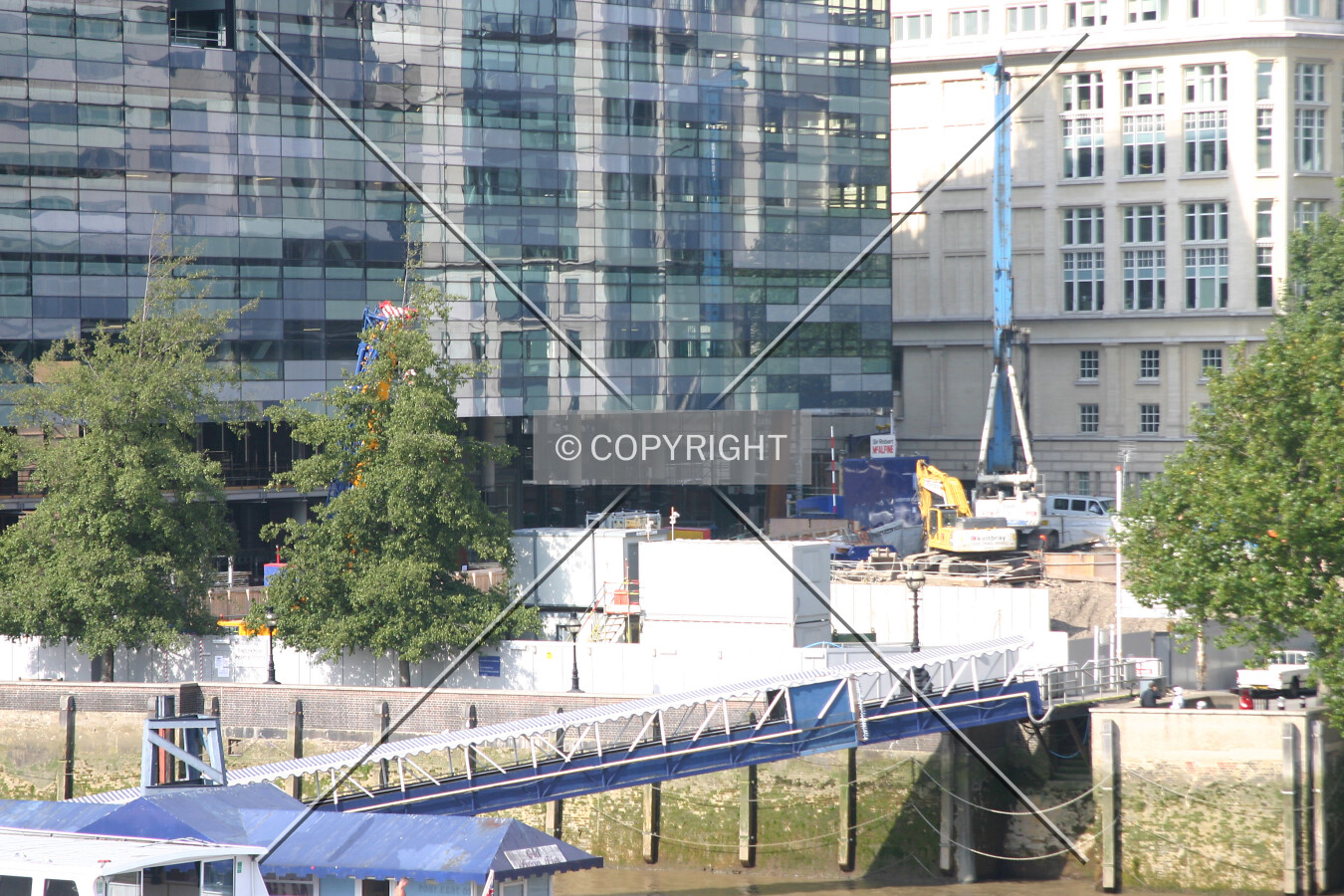 View northwest from London Bridge