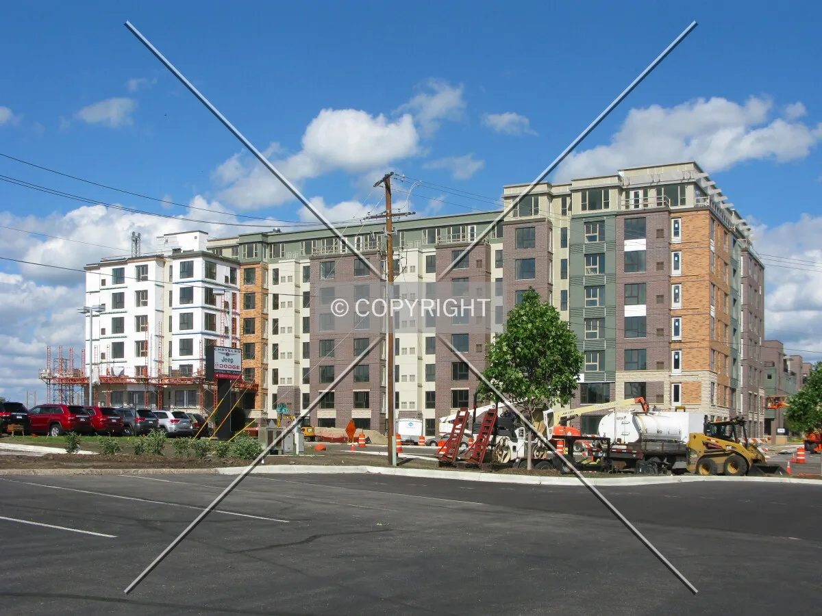 View to the northeast across Penn Avenue
