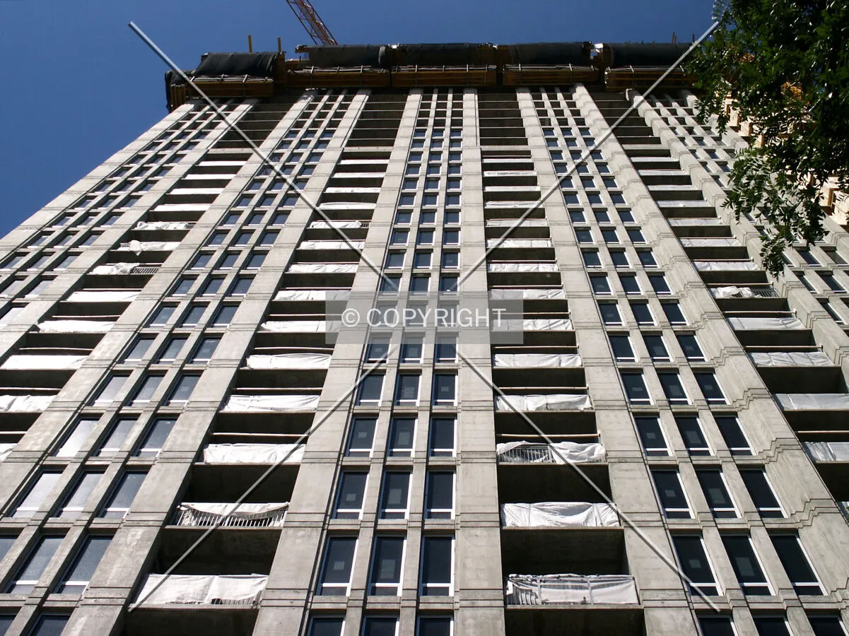 Looking up the south wall