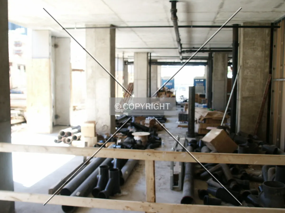 Looking south from the northeast part of the ground level