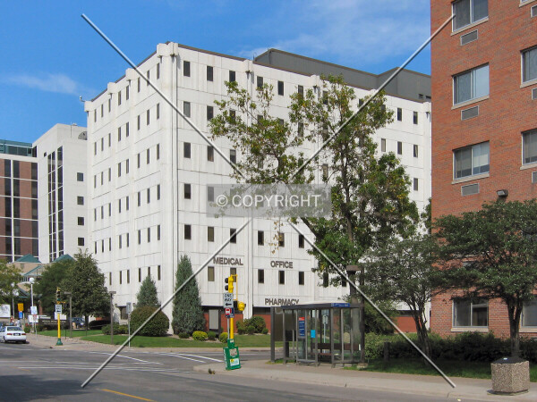 Southwest corner from Chicago Avenue