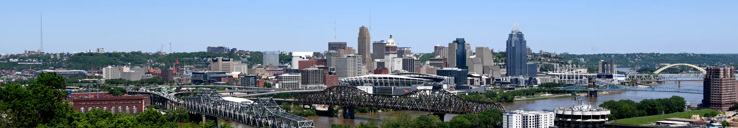 Downtown from the southwest