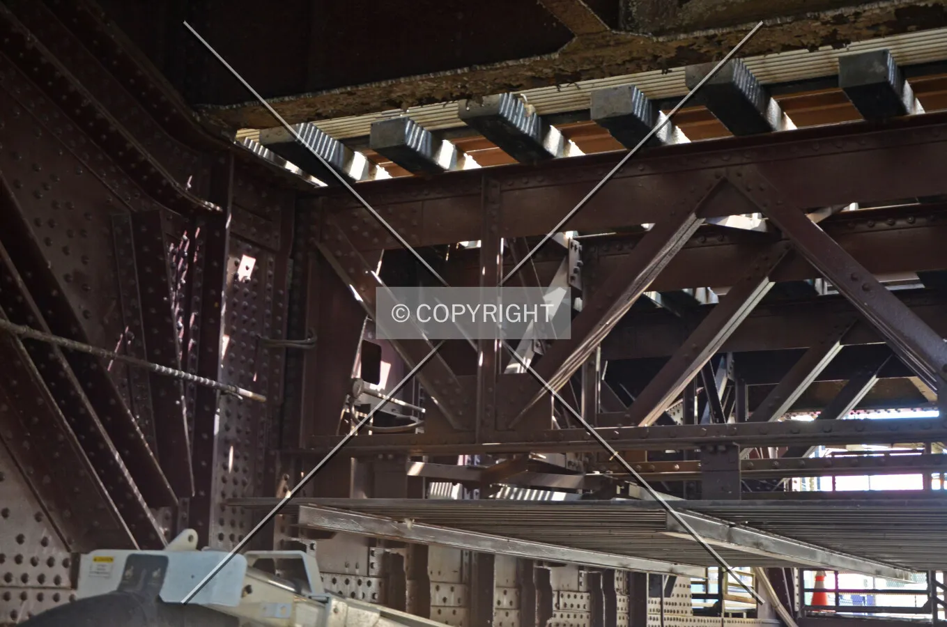 Track structure detail; March 7, 2015.