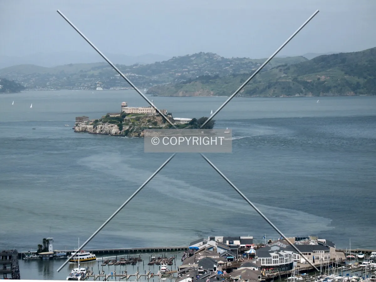 Alcatraz from Coit Tower