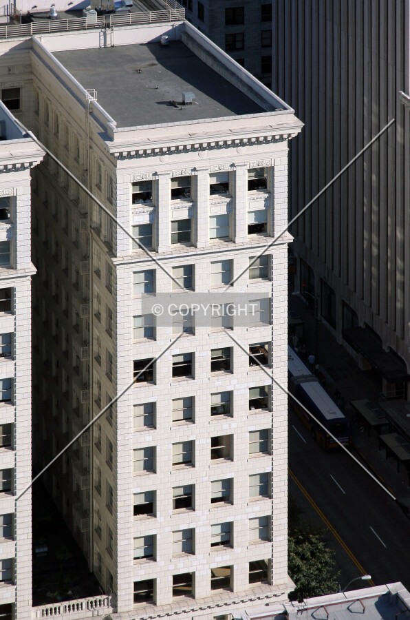 Looking down