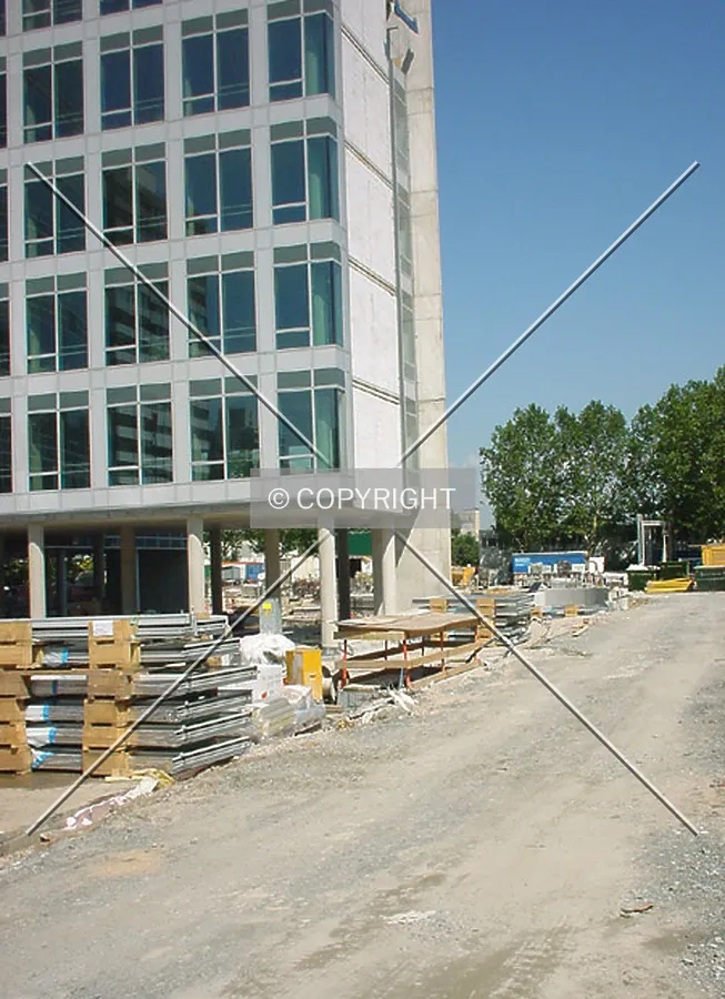 The base during construction