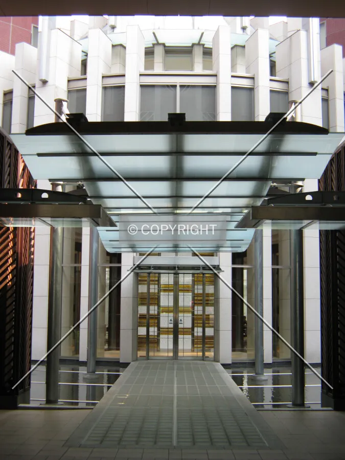 The front entrance
