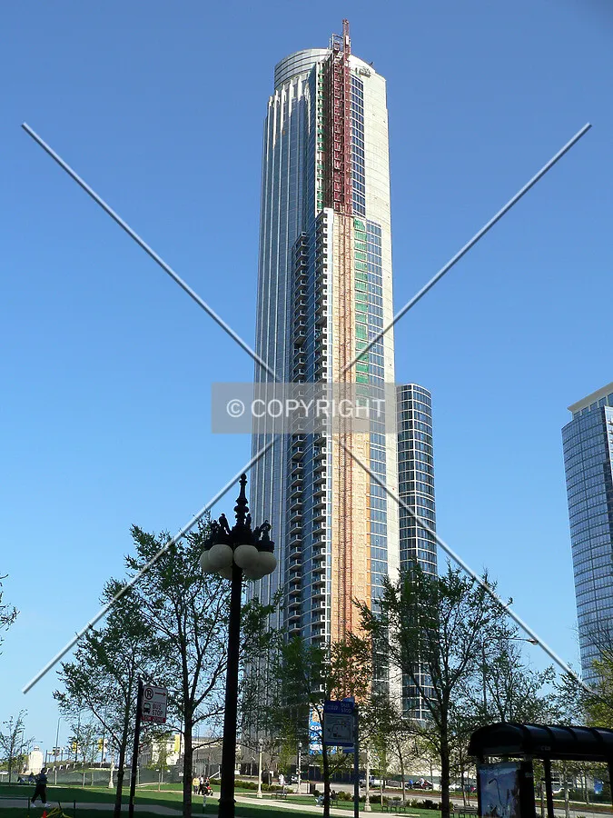 View to the east from Michigan Avenue